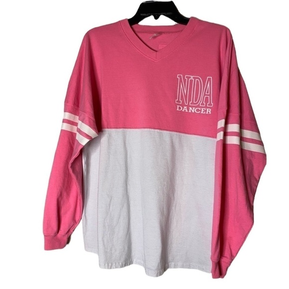 Dance Pink / White Size Medium Shirt - Picture 1 of 3